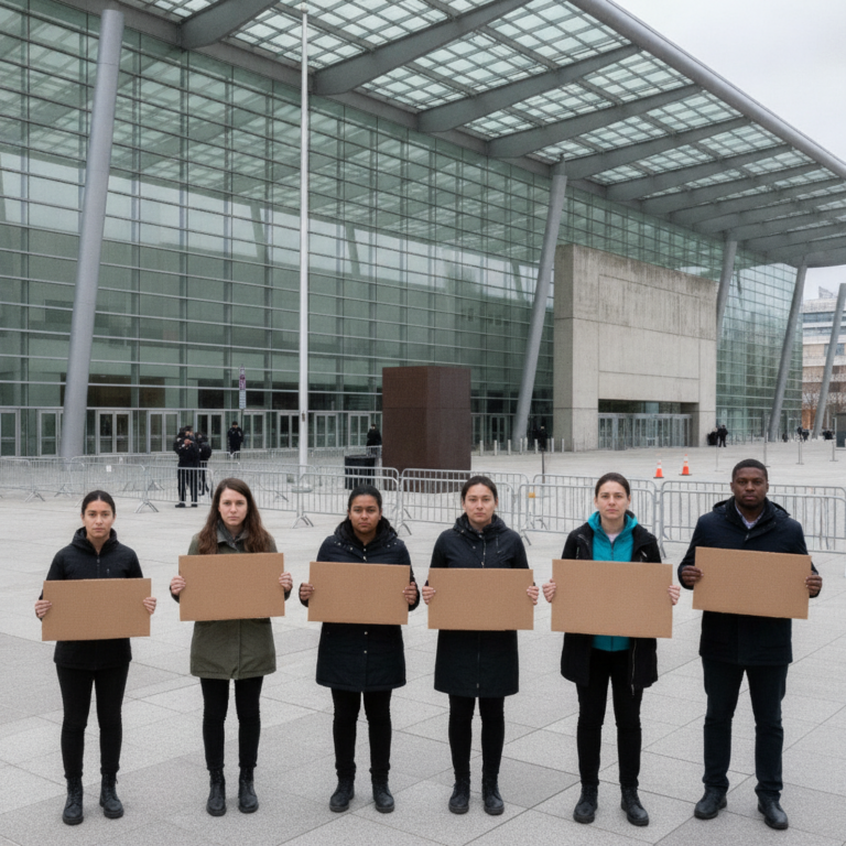 AI leaders face protests over data center expansion