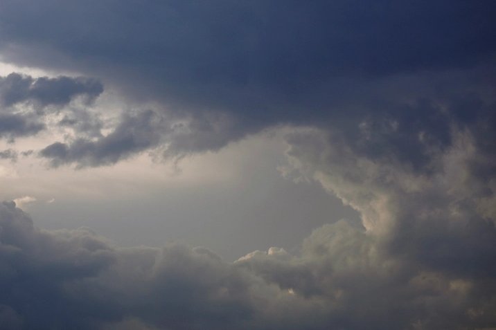 Dark storm clouds over the sky