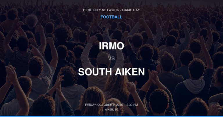 Irmo vs. South Aiken — Football Game Day — Aiken, SC — Oct 9, 2026