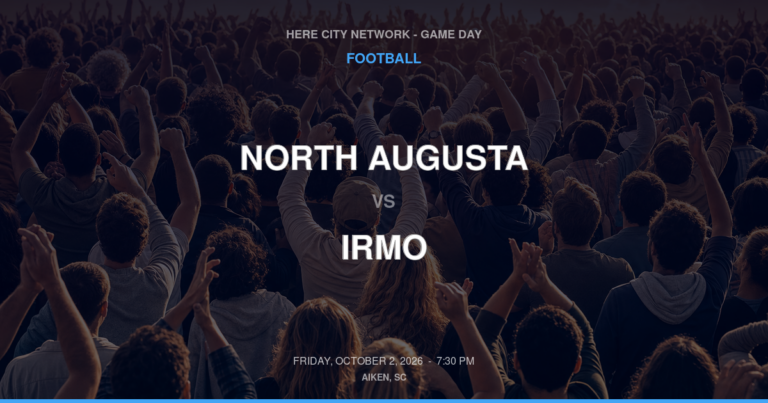 North Augusta vs. Irmo — Football Game Day — Columbia, SC — Oct 2, 2026