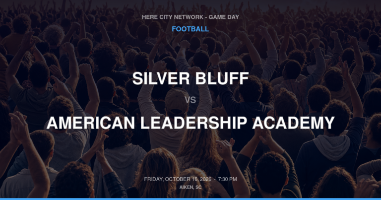 Silver Bluff vs. American Leadership Academy — Football Game Day — Lexington, SC — Oct 16, 2026