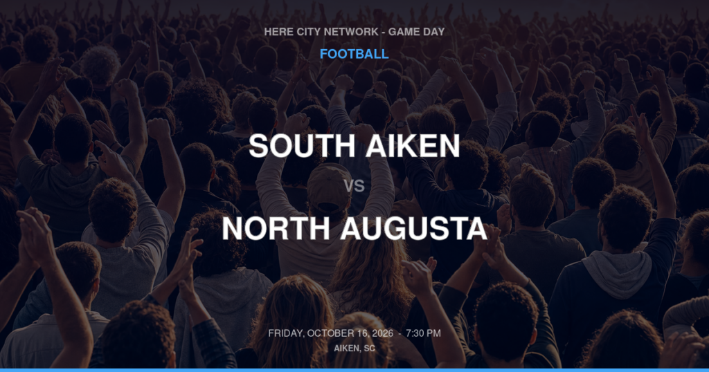 South Aiken vs. North Augusta — Football Game Day — North Augusta, SC — Oct 16, 2026
