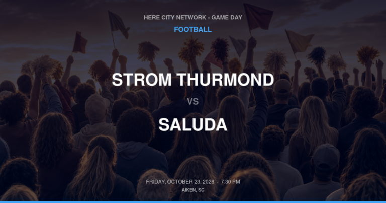 Strom Thurmond vs. Saluda — Football Game Day — Saluda, SC — Oct 23, 2026