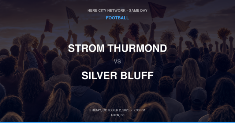 Strom Thurmond vs. Silver Bluff — Football Game Day — Aiken, SC — Oct 2, 2026